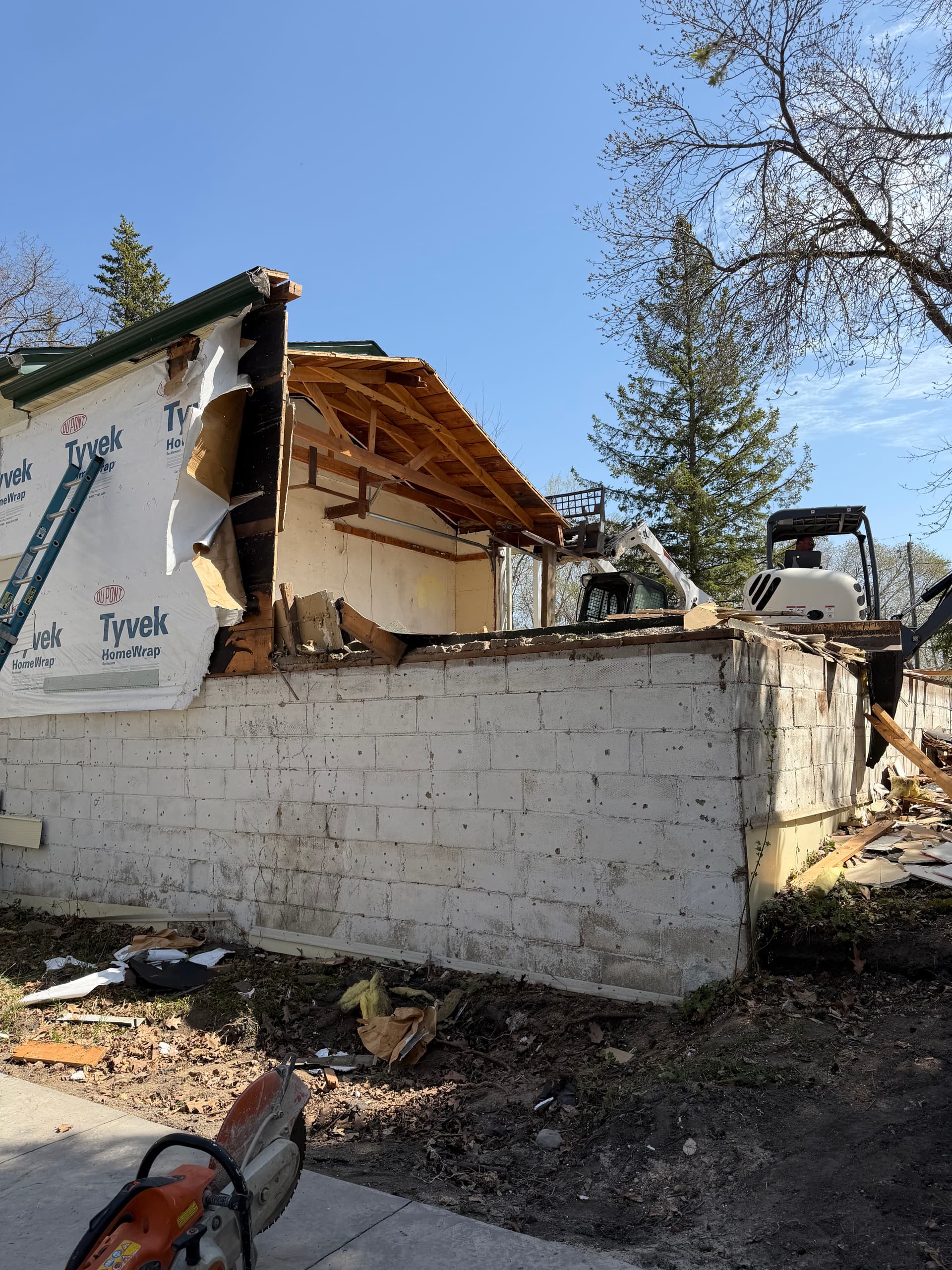 Gallery photos for Attached Garage Demo and Footing Excavation Done Right: Image #1