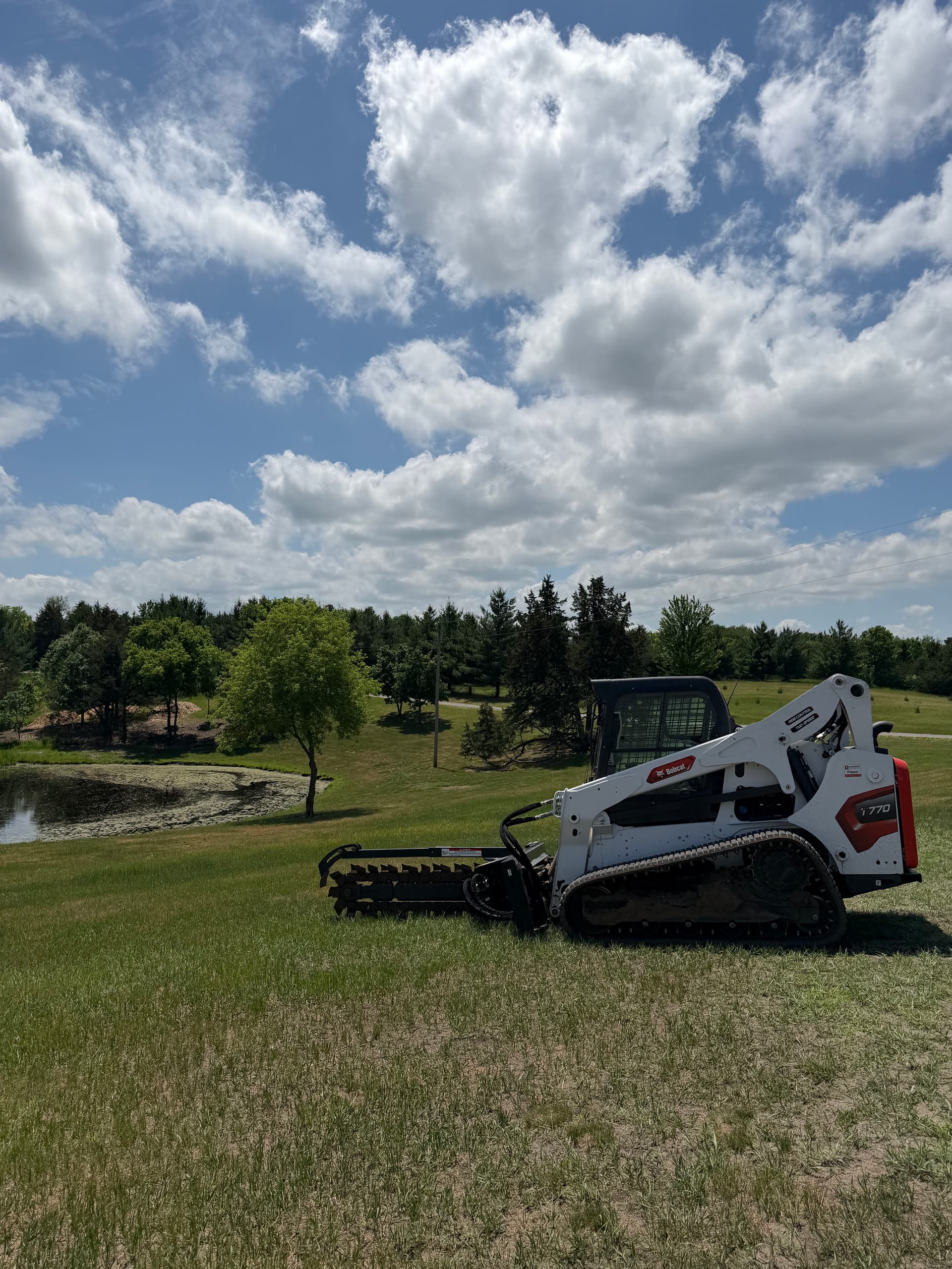 Trenching Power to a Pond Aerator the Right Way image