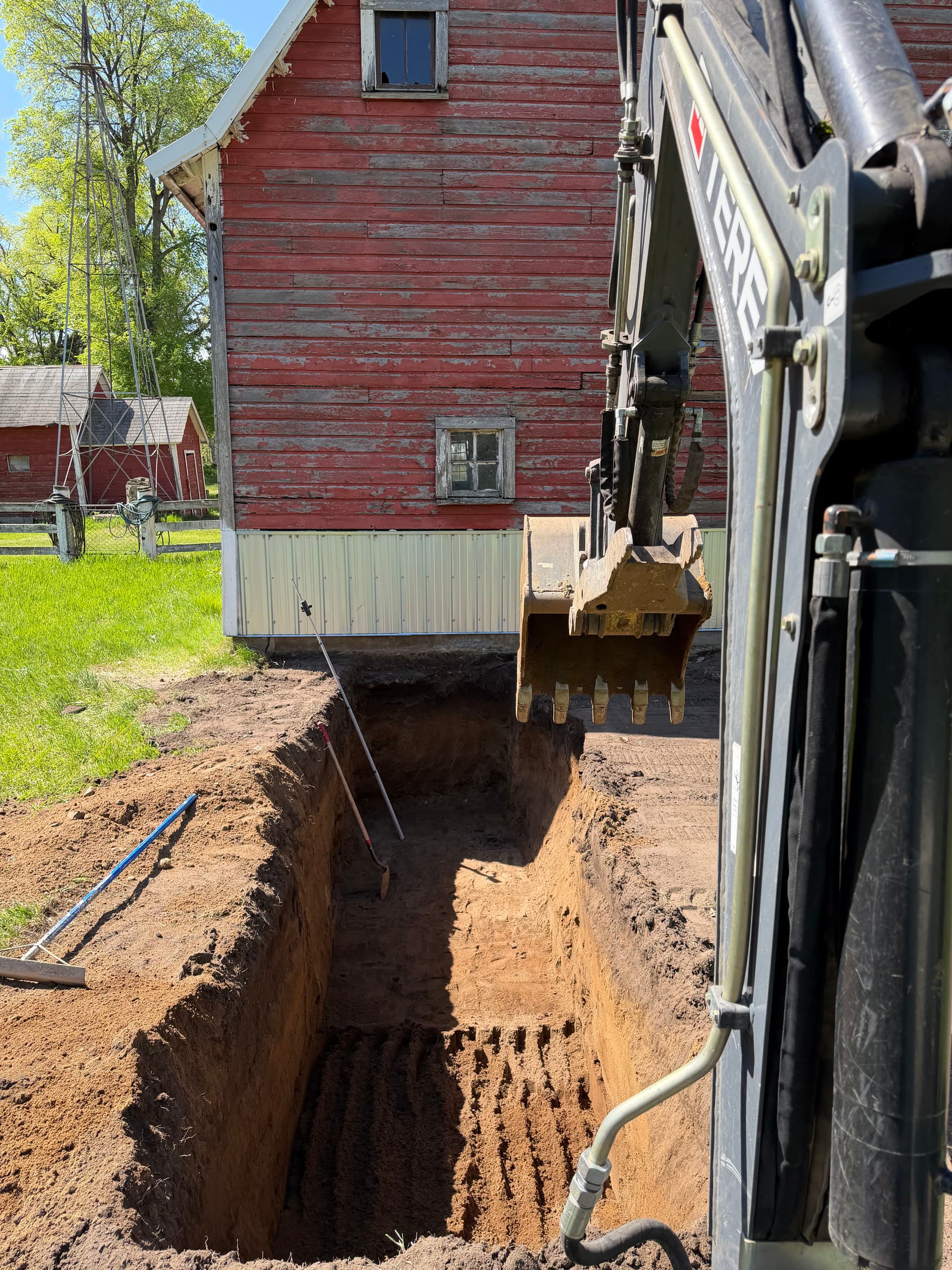 Gallery photos for Foundation Excavation for a Barn Addition Done Right: Image #1