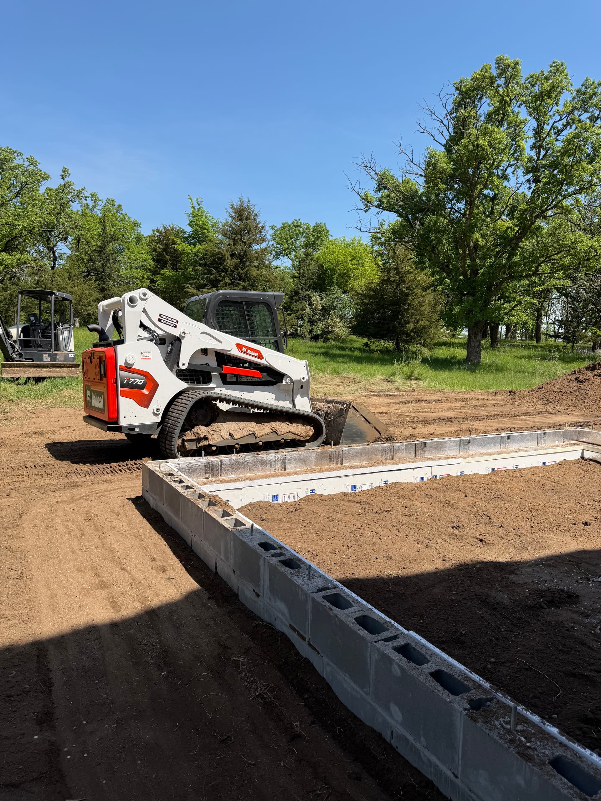 Gallery photos for Barn Addition Foundation Backfilled and Ready to Build: Image #1